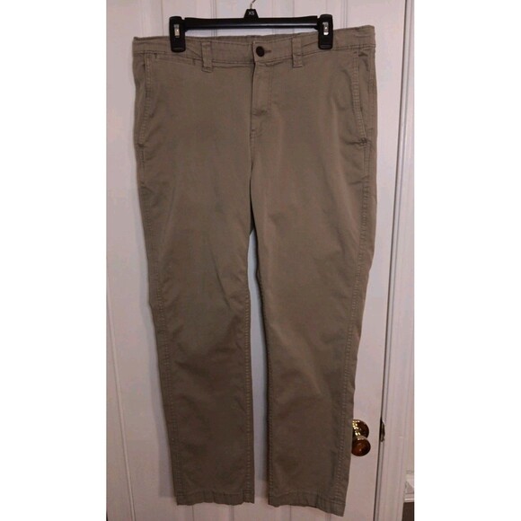 Mens George Khaki Pants 34x30 - Picture 1 of 7